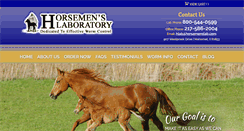 Desktop Screenshot of horsemenslab.com